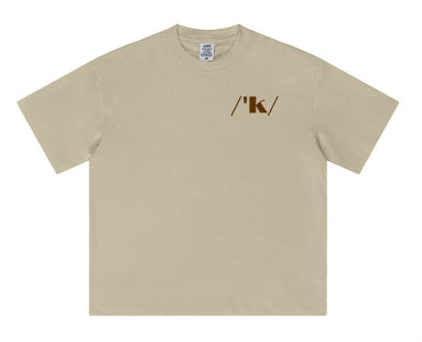Heavy T-shirt : Beige