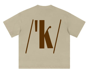 Heavy T-shirt : Beige
